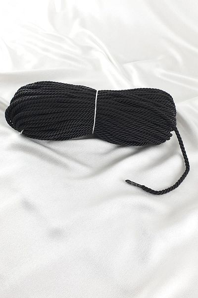 Hayalperest boncuk Μαύρο κορδόνι πλάτους 8 mm