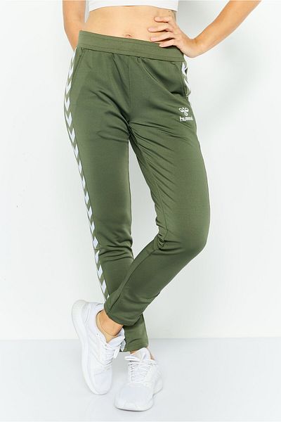 hummel Women Sportswear Fit Pull On Outdoor Leggings, Olive
