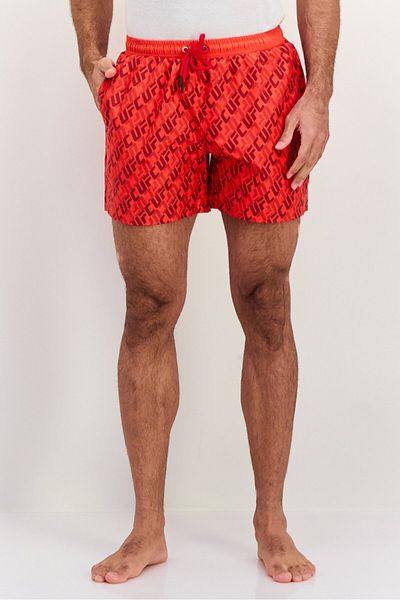 UFC Men All Over Print Board Short, Red Combo