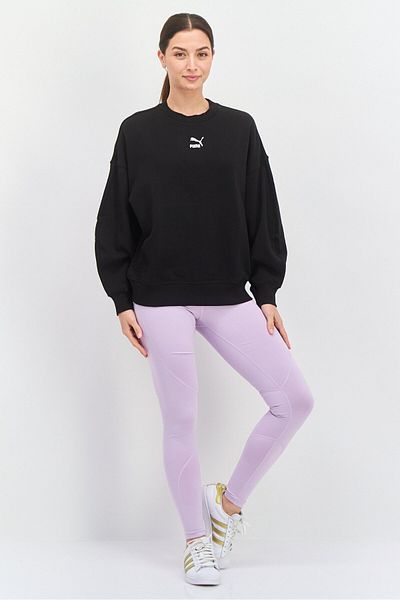 Puma Women Relaxed Fit Outdoor Sweatshirt, Black