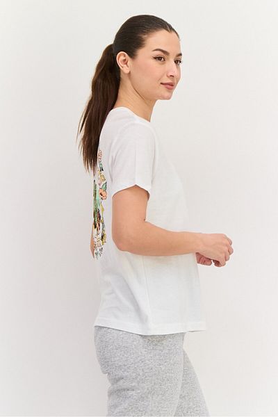 Hurley Women Sportswear Fit Short Sleeve Outdoor Top, White