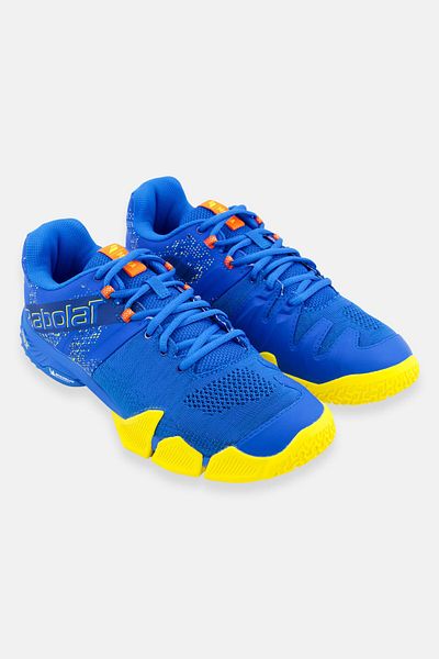BABOLAT Men Brand Logo Lace Up Sport Shoes, Blue