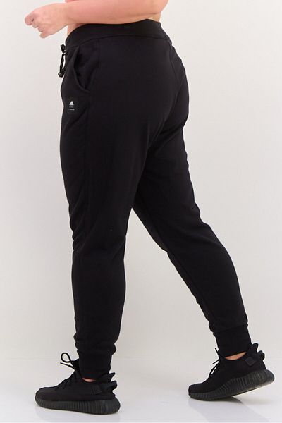 adidas Women Plus Size Outdoor Jogger Pants, Black
