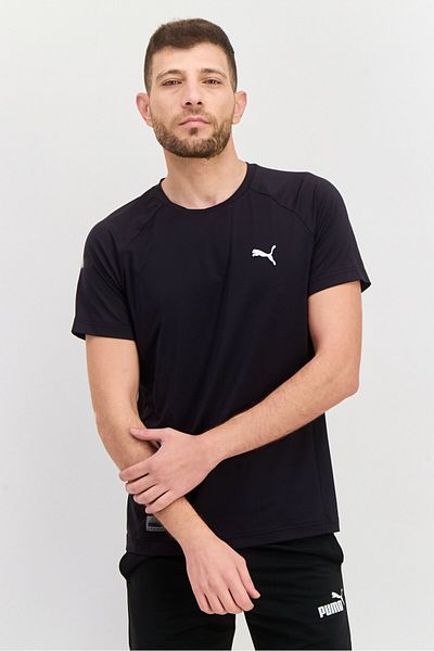 Puma Men Sportswear Fit Short Sleeves Training T-Shirt, Black