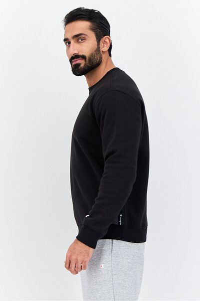 Champion Men Comfort Fit Long Sleeve Outdoor Sweatshirts, Black