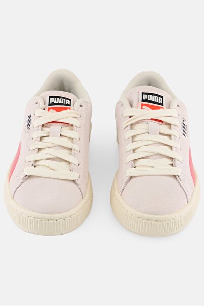 Puma Kids Boy Suede Spraycan Lace Up Outdoor Shoes, Grey