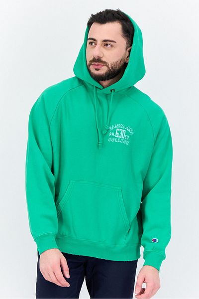 Champion Men Sportswear Fit Long Sleeve Outdoor Sweatshirts, Green