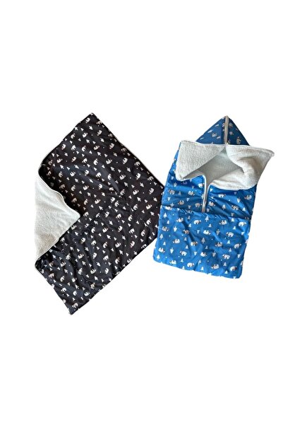 bupii baby Çok Amaçlı Kanguru Cepli Kundak Battaniye Alt Açma 0-18 Ay