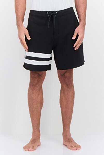 Hurley شورت سباحة رجالي بمقاس عادي، 7 درزة داخلية و20 درزة خارجية، أسود