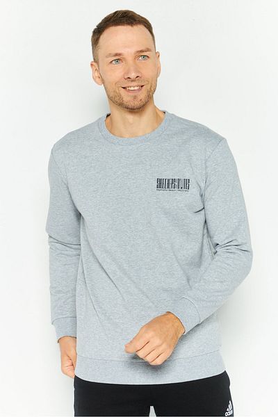 SKECHERS Men Sportswear Fit Long Sleeve Training Sweatshirt, Grey