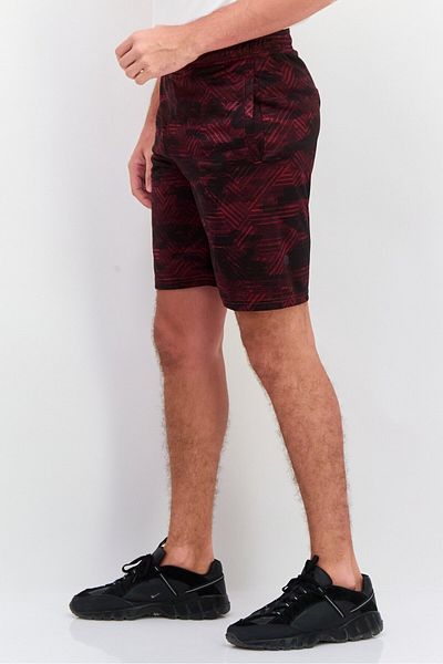 Champion Men Sportswear Fit Allover Print Training Shorts, Red