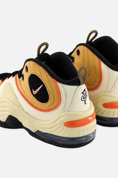 Nike Men Air Penny Ii Lace Up Training Shoes, Brown