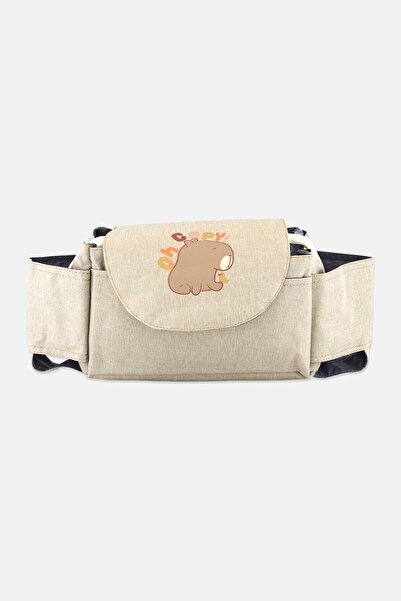 Muy Mucho حقيبة عربة الأطفال 35 طول × 15 ارتفاع × 11 عرض سم، بيج