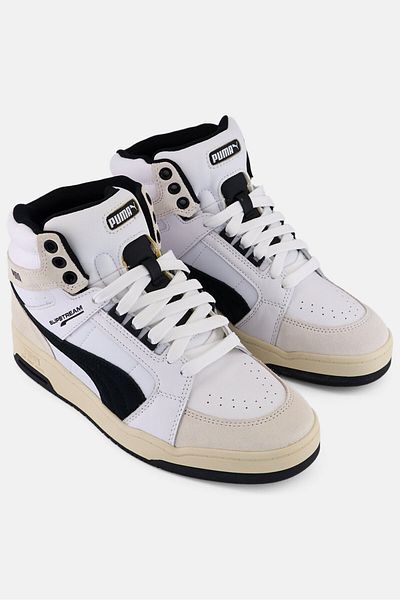 Puma Men Slipstream Mid Heritage Lace Up Outdoor Sports Shoes, White