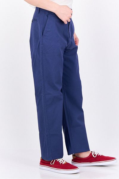 GAP Men Loose Fit Plain Chino Pants, Blue