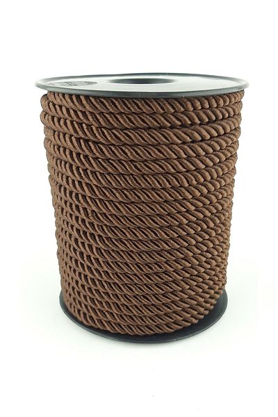 Hayalperest boncuk Καφέ Κορδόνι Σχοινί 6 Mm 25 Mt