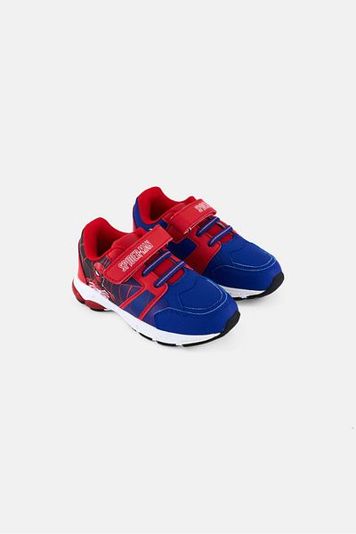 Marvel Toddlers Boy Spider-man Velcro Closure Shoes, Red