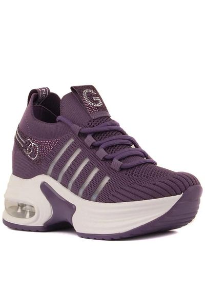 Guja 24y300-14 Pantofi sport pentru femei, cu umplutură ascunsă, cu talpă înaltă, cu piatră