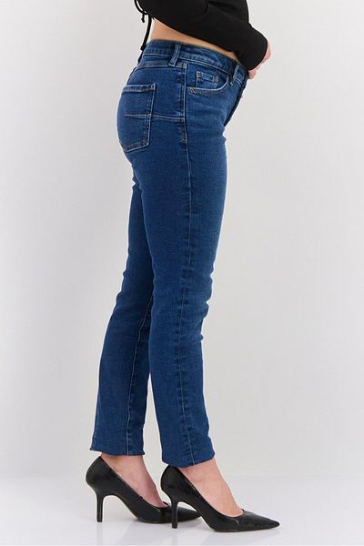 Esprit Women Slim Fit Washed Stretchable Jeans, Blue