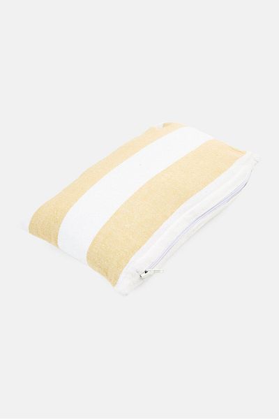Muy Mucho Stripe Cushion 20 X 30 Cm, Yellow