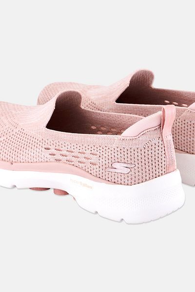 SKECHERS Women Go Walk 6-valerie Slip On Walking Shoes, Pink
