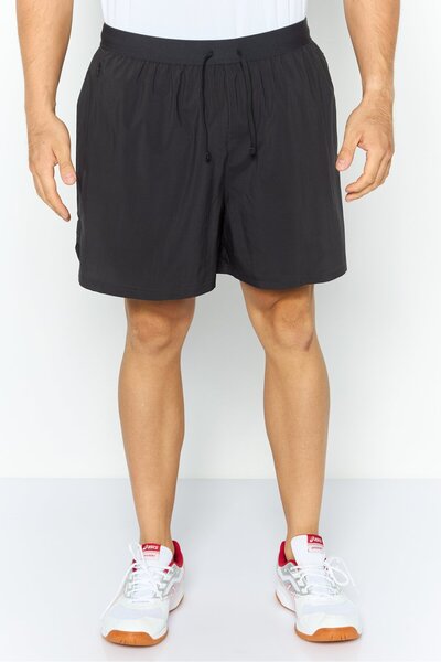 Puma شورت تدريب رجالي رياضي برباط، رمادي