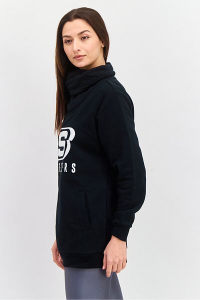 SKECHERS Women Sportswear Fit Long Sleeve Outdoor Sweatshirt, Black