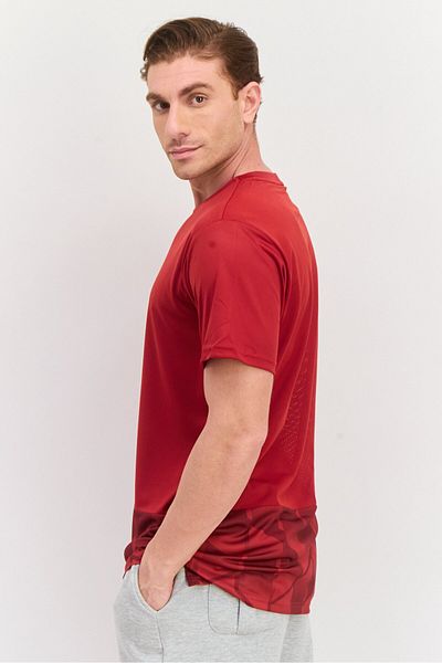 Puma Men Sportswear Fit Short Sleeves Training T-shirt, Maroon