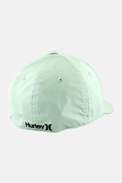 Hurley Men Embroidered Logo Dana Point Cap, Pastel Green Combo