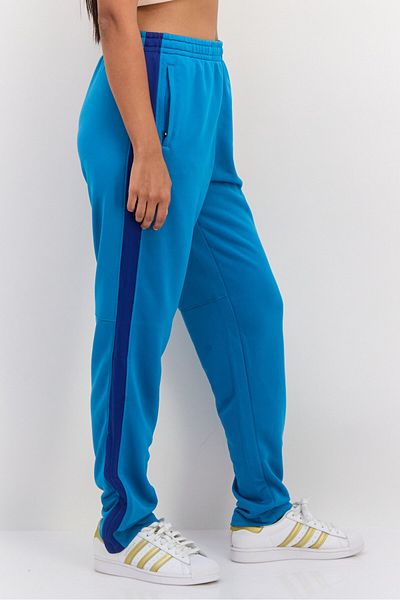 SKECHERS Women Sportswear Fit Training Track Pants, Blue Green