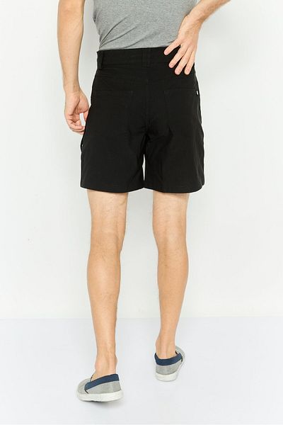 Element Men Regular Fit Plain Short, Black