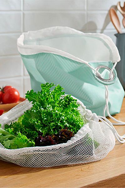 Tchibo Salad Spinner Bag, White