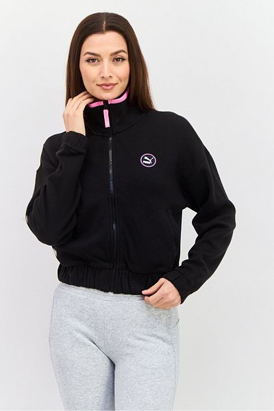 Puma Women Sportswear Fit Brand Logo Sweatshirt, Black