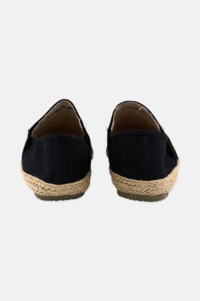Brave Soul Men Embroidered Slip On Casual Shoes, Black