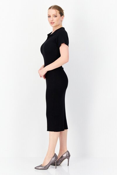 French Connection Woman Plain Midi Dress, Black