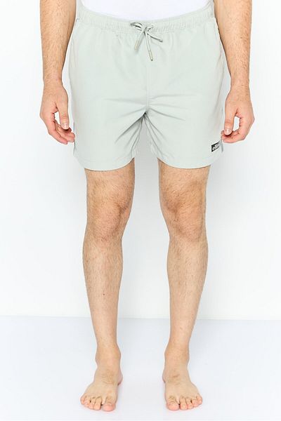 Ellesse Men Brand Logo Board Shorts, Light Khaki