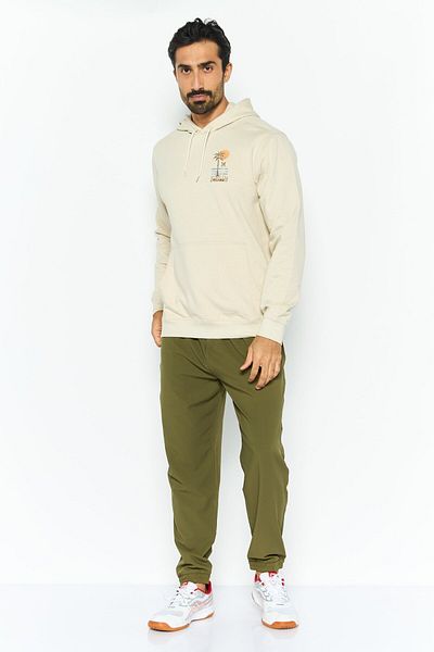 Hurley Men Sportswear Fit Outdoor Sweatshirt , Beige Combo