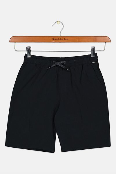 Quiksilver Kids Boy Sportswear Fit Training Shorts, Black