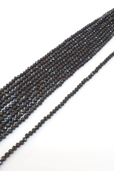 Hayalperest boncuk Black Crystal Bead 6 Mm
