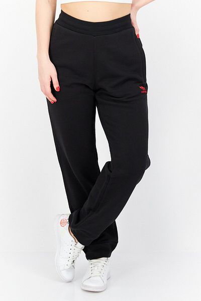 adidas Women Sportswear Fit Drawstring Brand Logo Sweatpants, Black