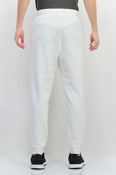 Esprit Men Regular Fit Brand Logo Sweatpants, White
