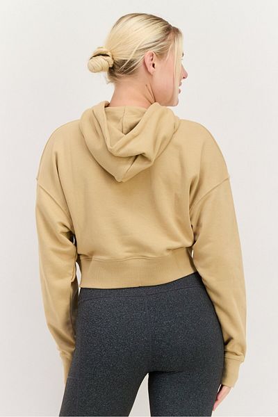 Puma Women Sportswear Fit Long Sleeves Outdoor Hoodie, Beige