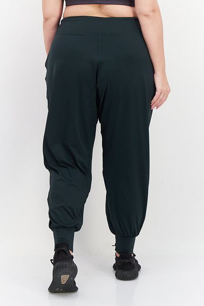 adidas Women Plus Size Yoga Sweatpants, Dark Green