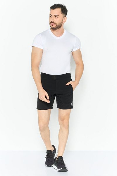 SKECHERS Men Sportswear Fit Training Shorts, Black
