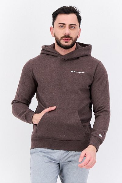 Champion Men Sportswear Fit Long Sleeves Running Sweatshirt, Brown