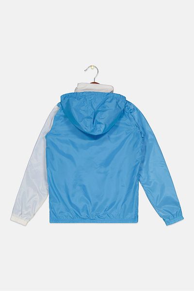 UMBRO Kids Boy Brand Logo Hooded Windbreaker Jackets, White