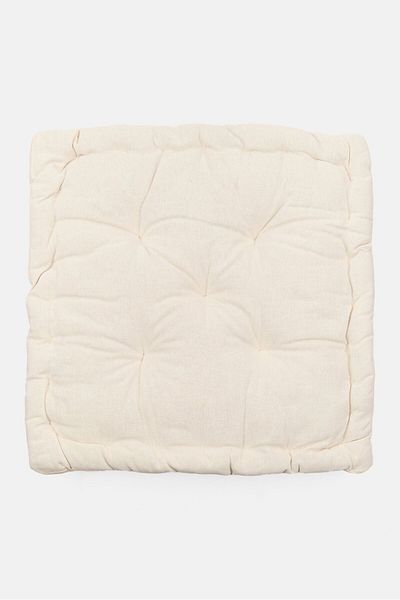 Muy Mucho Organic Cotton Cushion With Handle 40 X 40 Cm, Off White