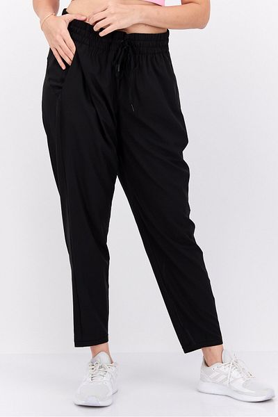Puma Women Sportswear Fit Solid Outdoor Track Pants, Black