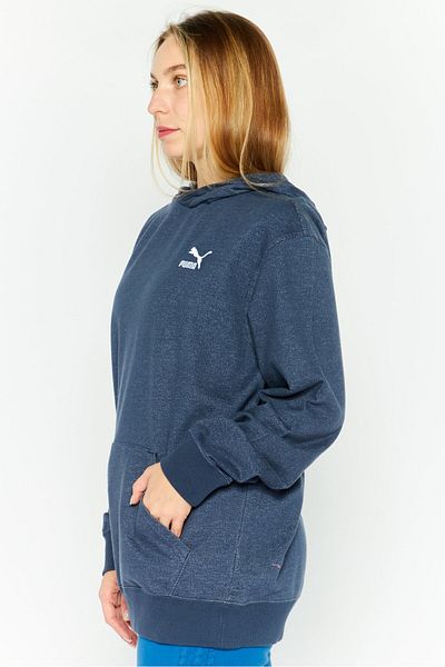 Puma Women Sportswear Fit Long Sleeves Outdoor Sweatshirt, Navy