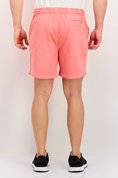 Original Paperbacks Men Plain Basic Shorts, Coral